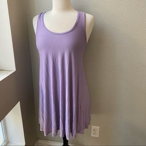 ALICE + OLIVIA purple sleeveless swing mini dress womens S